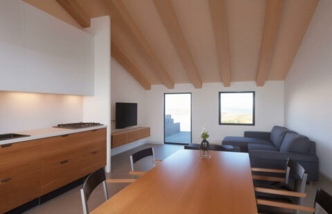 Alghero. Attico di 77 metri quadrati e ampia veranda vista mare.